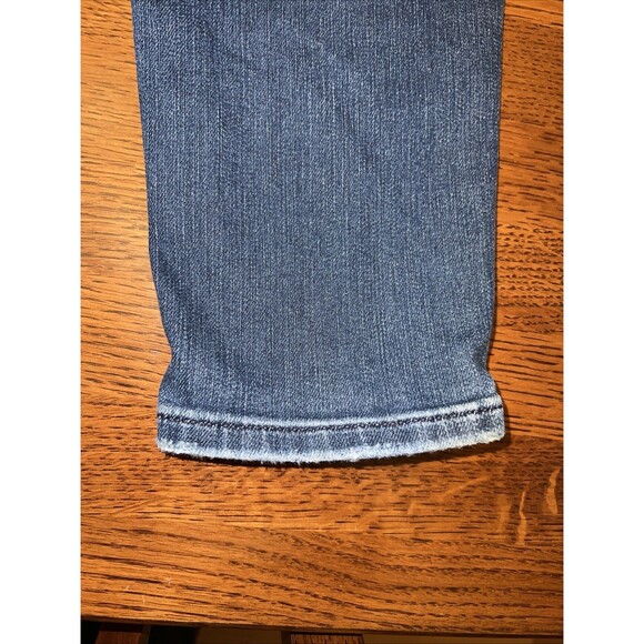 Athleta Size 10T Sculptek Skinny Whiskered Jeans Women's Blue Stretch Denim - Picture 10 of 11